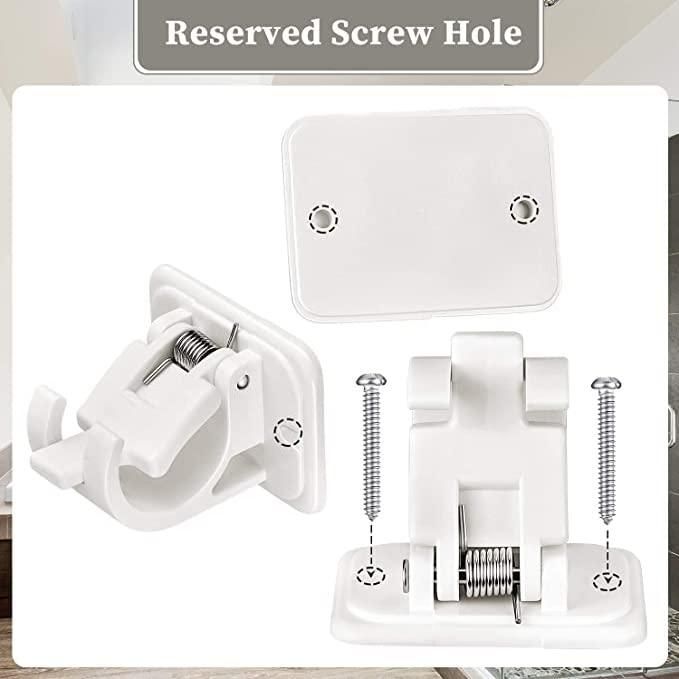 Multipurpose Self Adhesive Wall Hook Clip – Easy Install (Pack of 2)