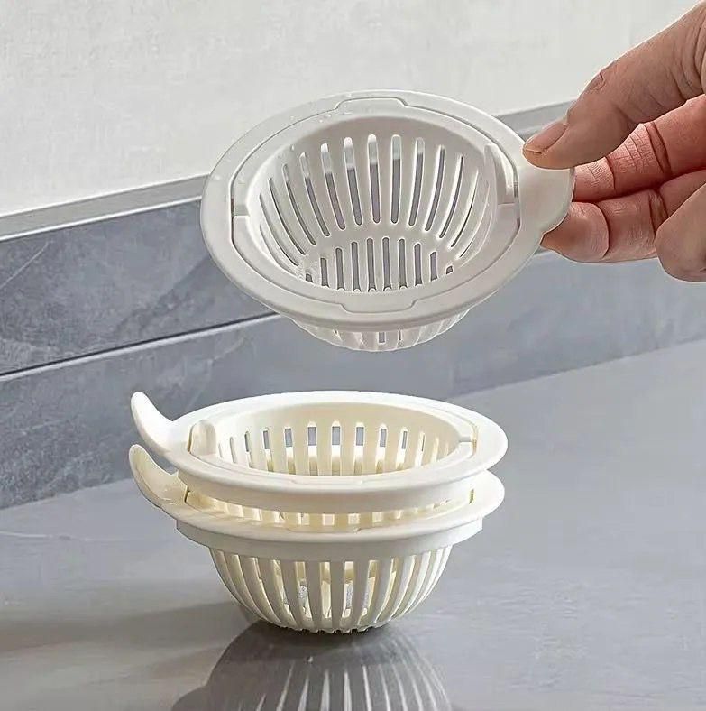 Kitchen Sink Drain Strainer basket for food Waste & Clogs | Pack of 2