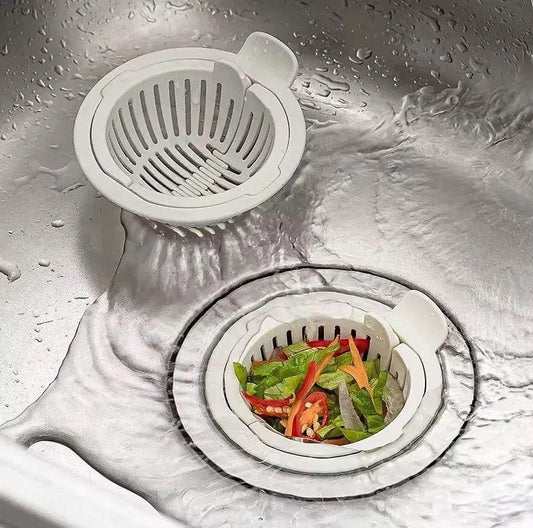 Kitchen Sink Drain Strainer basket for food Waste & Clogs | Pack of 2