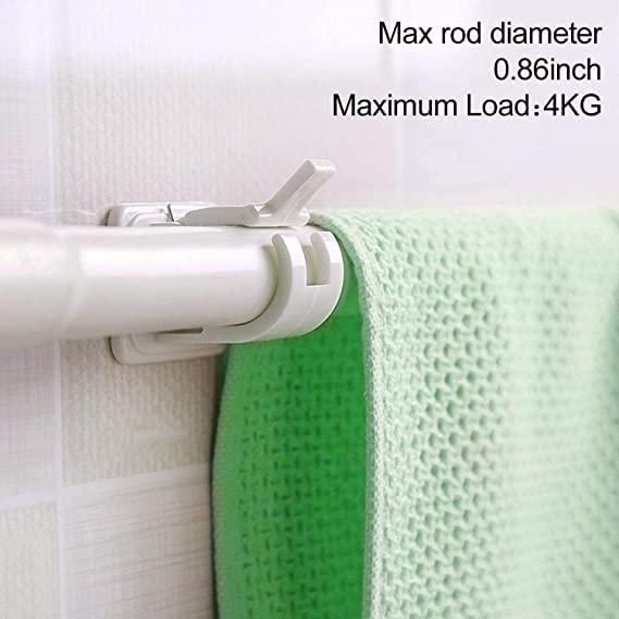 Multipurpose Self Adhesive Wall Hook Clip – Easy Install (Pack of 2)