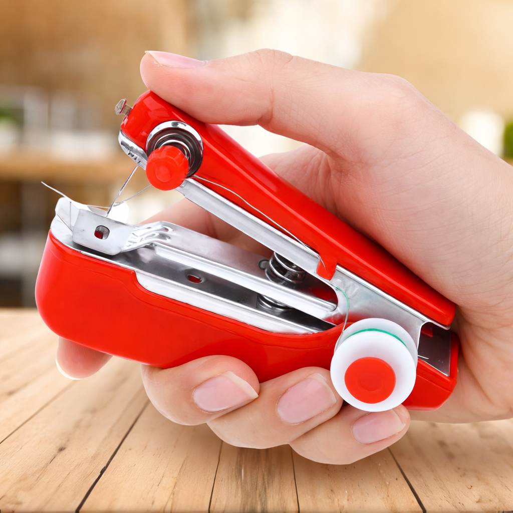 Mini Portable Sewing Machine | Handheld Manual Stitching Machine for Quick Repairs